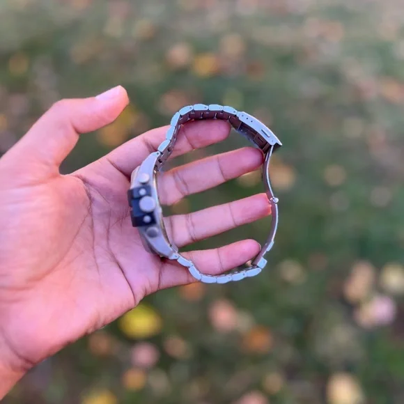 Diesel Mens Mega Chief Chronograph Silver-Tone Stainless Steel Watch - Picture 6 of 8